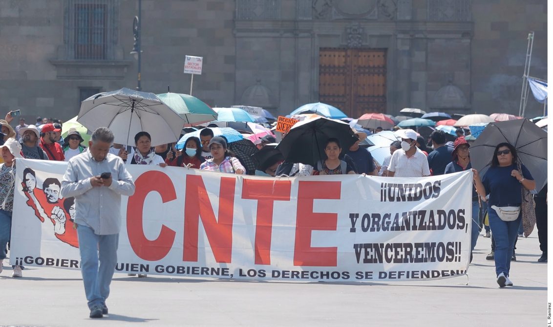 La Sección 22 de Oaxaca adelanta el paro y llega este lunes a la CDMX