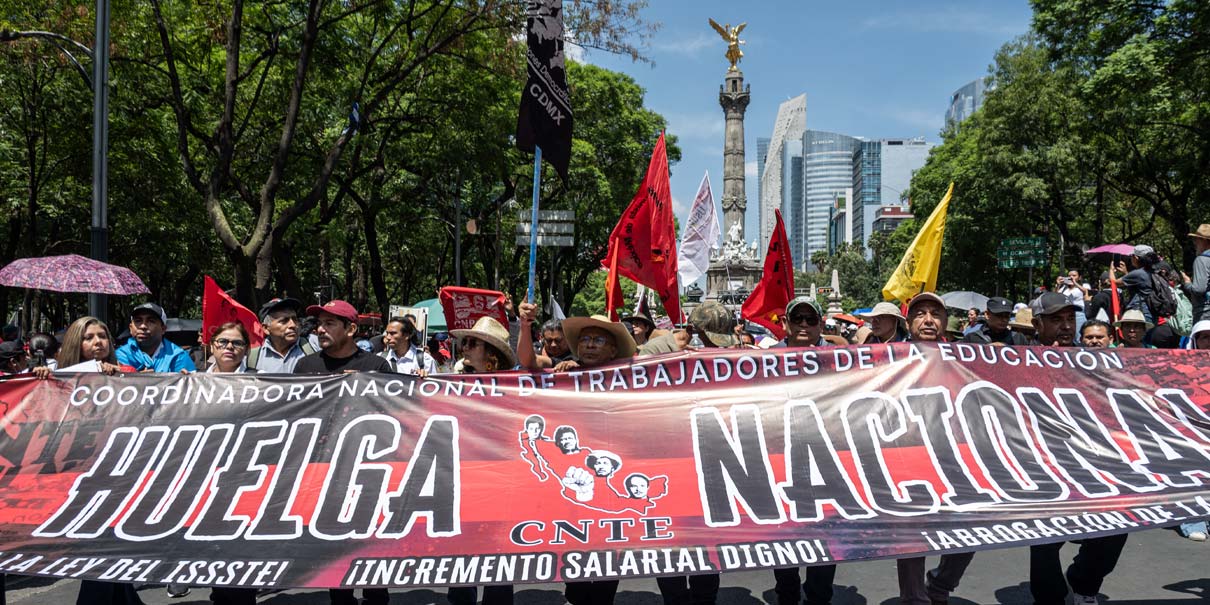 La CNTE regresa a las calles con menor fuerza tras el desgaste con el gobierno de Sheinbaum