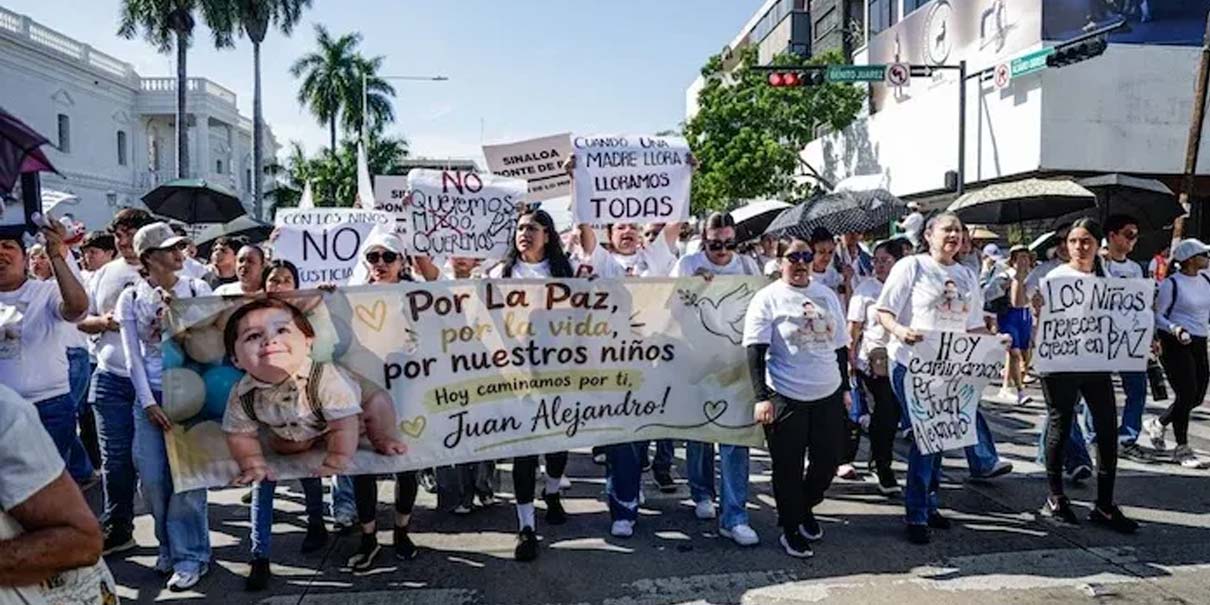 “¡Queremos paz!”: miles marchan contra la violencia en Culiacán