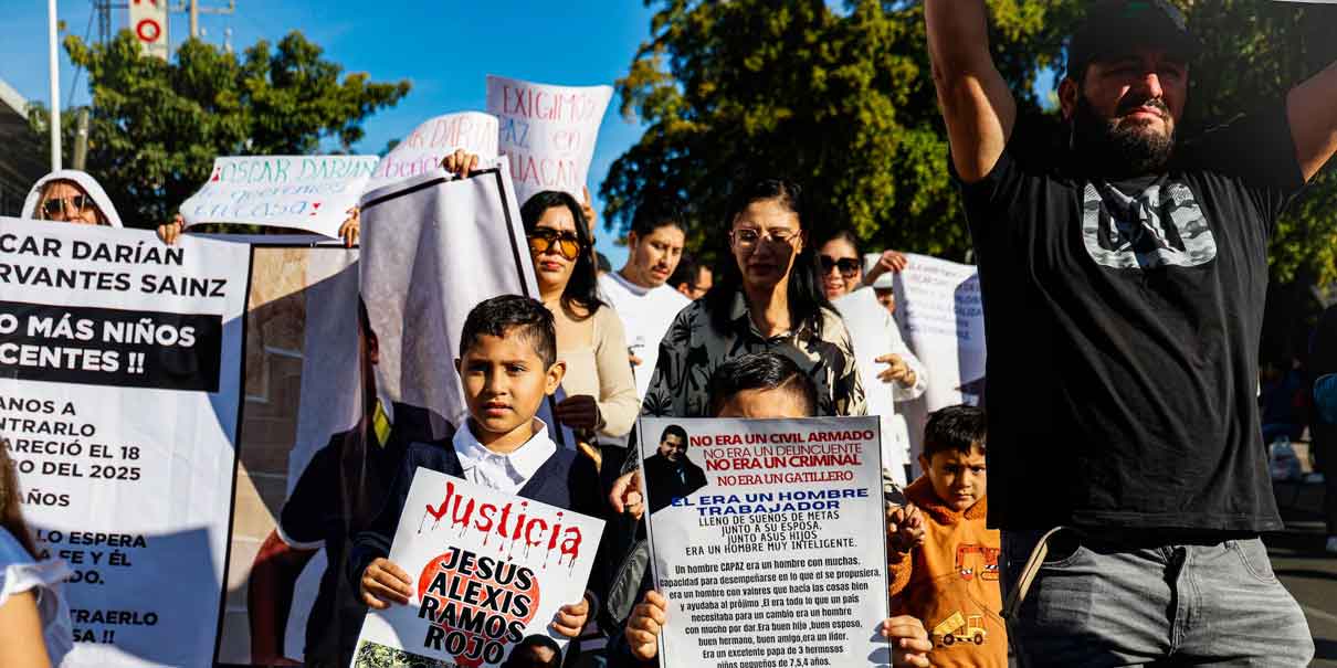 Nueva marcha en Culiacán eleva la presión contra el gobernador Rocha