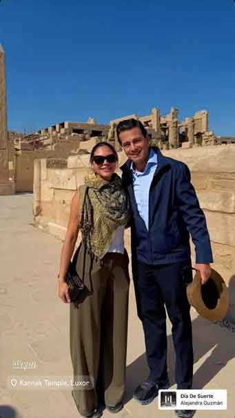 ¿Quién es Adolfo Lazzari?; el influencer que captó a Enrique Peña paseando en Egipto