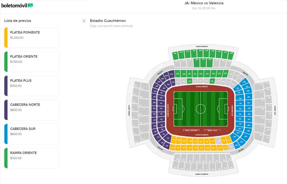 Rematan boletos para el México vs Valencia; ante el desinterés de la afición los ponen al 2x1