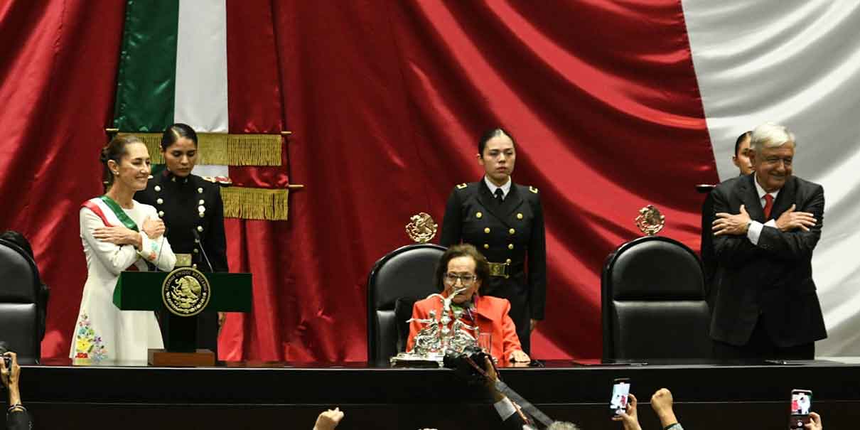 Sheinbaum toma protesta como presidenta de México y emite su primer mensaje