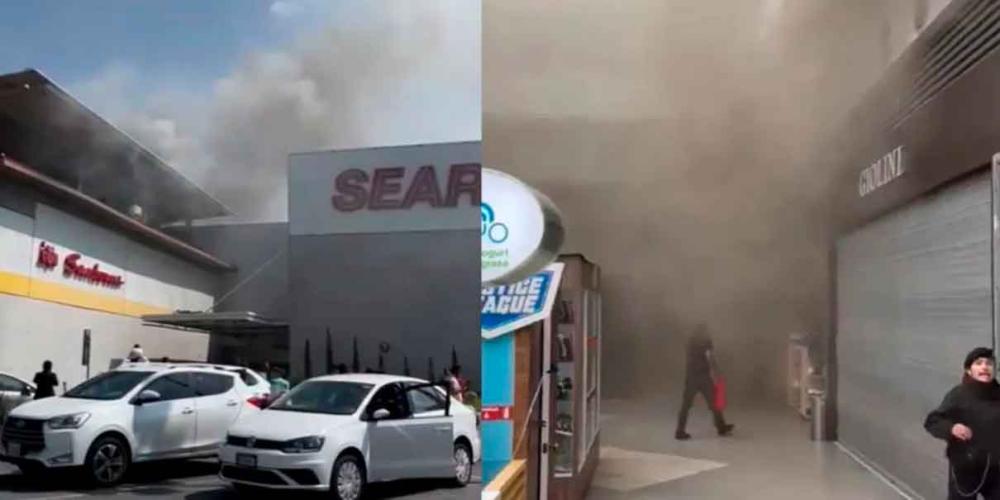 CAPTAN incendio en Plaza Las Américas de Ecatepec; evacuan empleados y visitantes