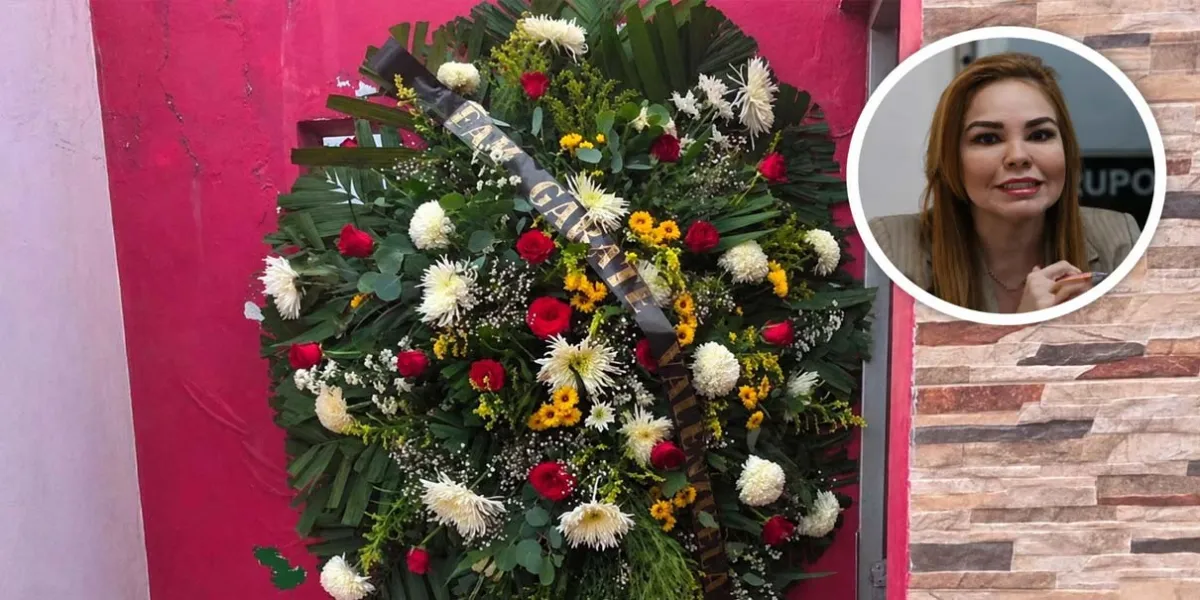 Dejan corona fúnebre a diputada del PRI en Sinaloa; ‘Alito’ acusa a Morena de intimidación