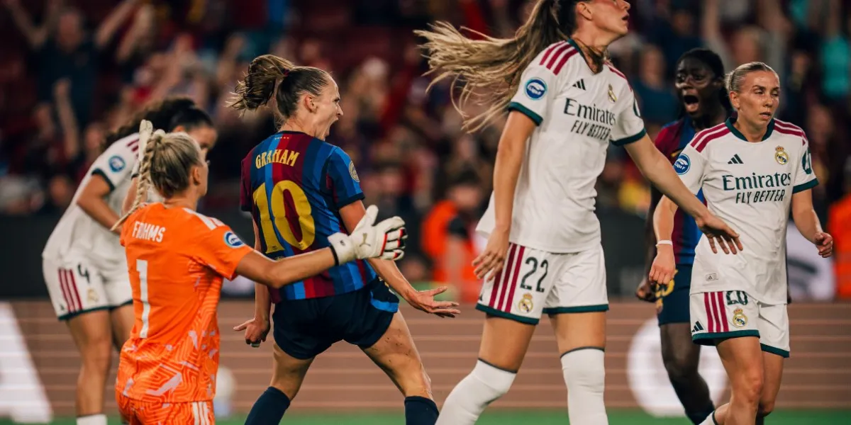 Barcelona Femenil golea 7-0 al Real Madrid y mantiene su dominio en el Clásico