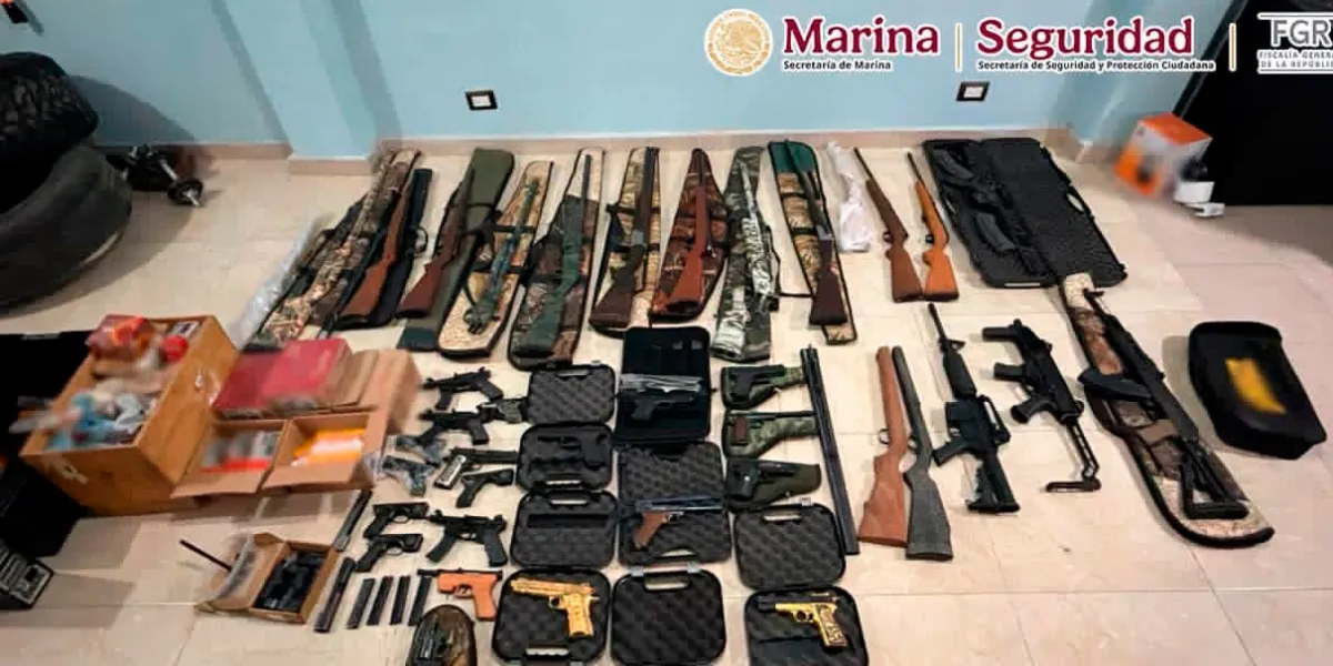 Detienen a “Gato” en Puebla; fabricaba armas para presunta venta a criminales