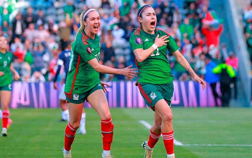 México femenil vence 3-2 a Paraguay y avanza a semifinales en la Copa Oro
