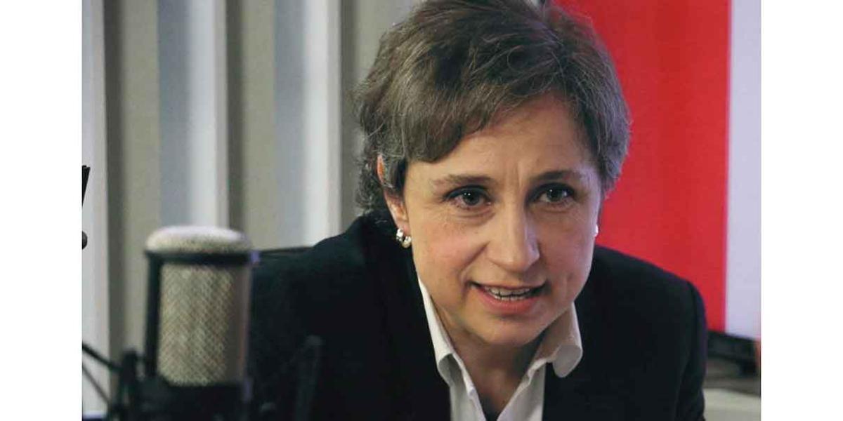 Carmen Aristegui a la pantalla grande Foto: CuartoOscuro
