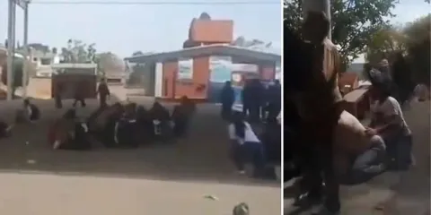 VIDEO. Alumnos y maestros de secundaria viven brutal balacera en Michoacán 
