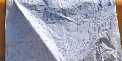 Localizan narcomanta firmada por “Mayito Flaco” en Mexicali