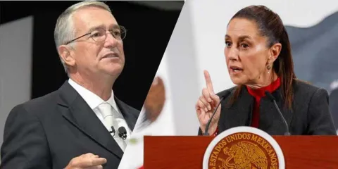 “No vean TV Azteca”, dice Sheinbaum; Salinas Pliego acusa de corruptos a la 4T