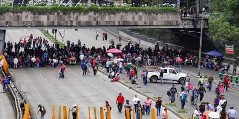 CNTE toma la CDMX: marcha al Zócalo, bloqueos y plantón este 1 de junio