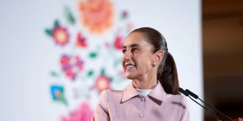 Sheinbaum registra 72 % de aprobación y queda tercera en ranking mundial