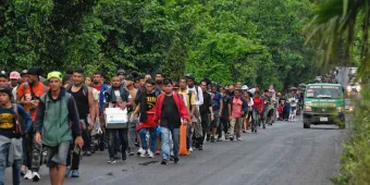 Caranava migrante acelera el paso para llegar a EU antes de que Trump asuma la presidencia